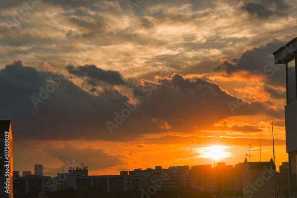 Obraz 일몰과 구름