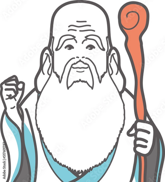 Obraz 仙人　握り拳