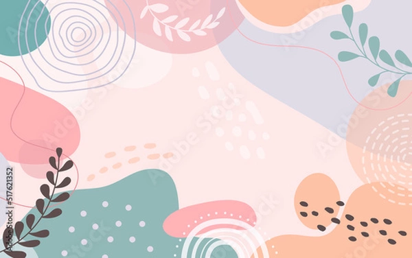 Obraz Color splash abstract background for design.Template banner and cover for social media ad, template special promo new arrival sale.