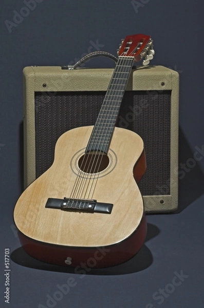 Obraz rock die gitarre