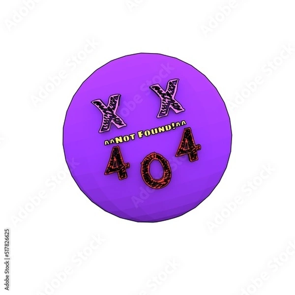 Obraz 404 error not found