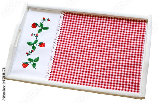 Obraz kitchen tray strawberries