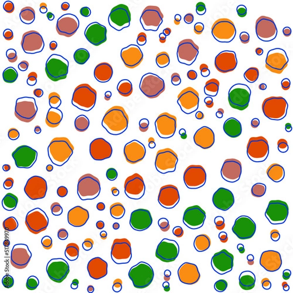 Fototapeta seamless pattern with Organic shape