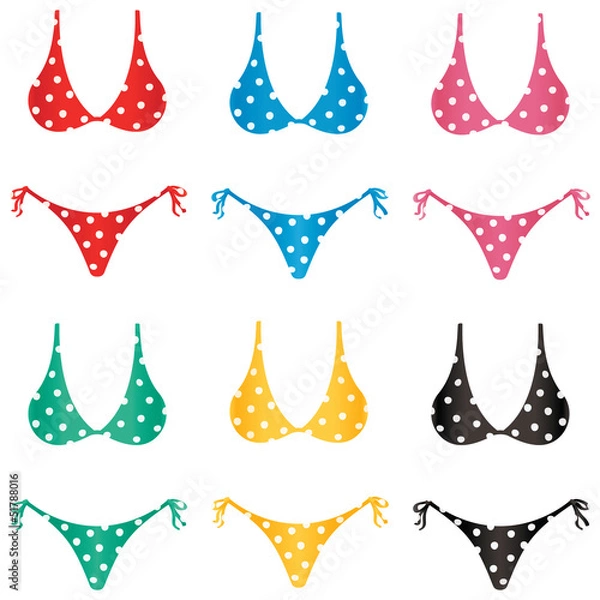 Obraz Bikini w kropki