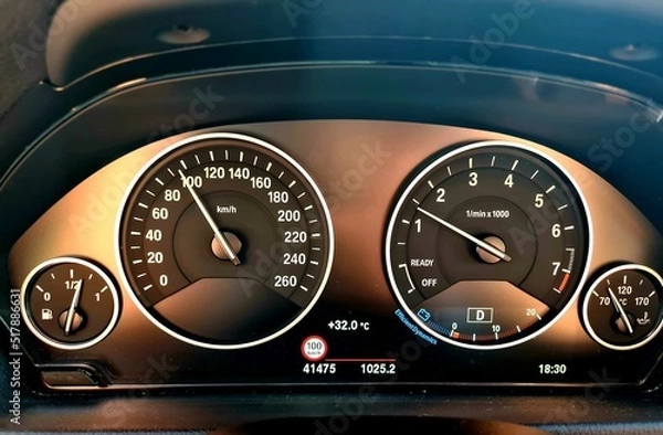 Obraz car speedometer