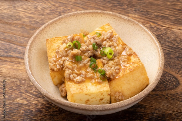 Fototapeta 絹あげのそぼろあん