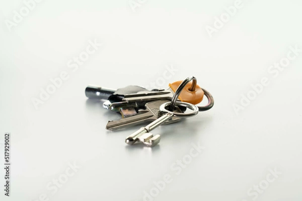 Obraz Klucze na białym tle