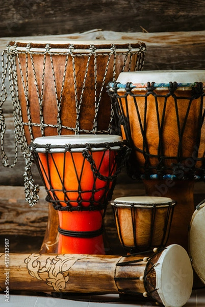 Obraz variation of ethnic drums