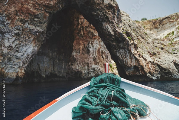 Obraz Blue Grotto caves in Malta