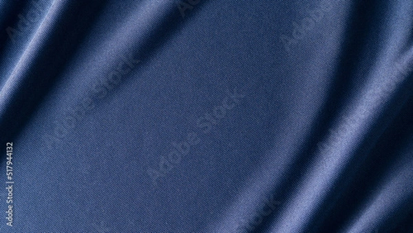 Obraz blue fabric cloth background texture