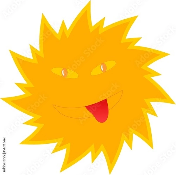 Obraz Cheerful sun