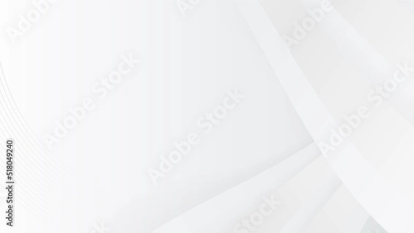 Fototapeta White abstract background. Vector illustration for presentation design. Can be used for business, corporate, institution, party, festive, seminar, talk, flyer, texture, wallpaper, and pattern.