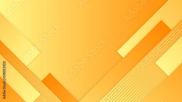 Fototapeta Luxury orange gold abstract background. Vector illustration for presentation design. Can be used for business, corporate, institution, party, festive, seminar, flyer, texture, wallpaper, and pattern.