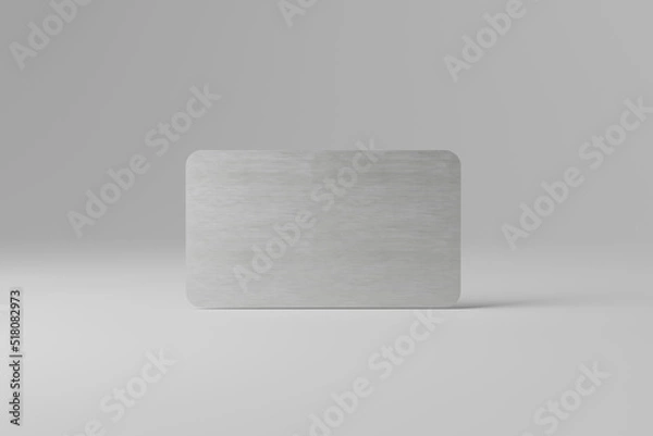 Obraz rounded corner horizontal metal business card
