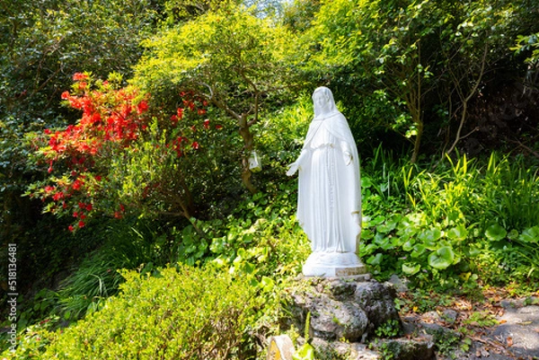 Fototapeta 福江島　堂崎天主堂　キリシタン資料館　マリア像