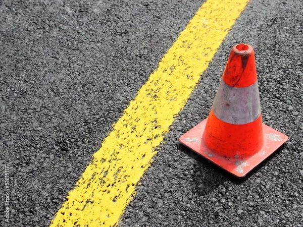 Fototapeta Traffic cone