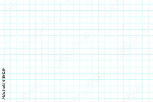 Fototapeta Math Seamless Pattern Blueprint technical grid background. vector illustration. Graph paper grid white background. Grid seamless pattern. Blueprint technical grid background. vector illustration.