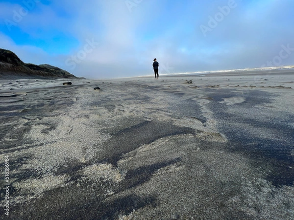 Obraz walking on the beach