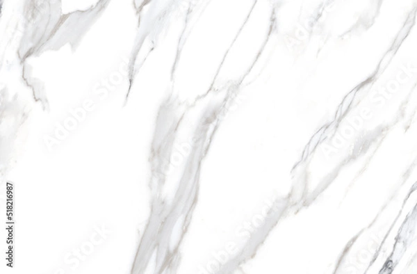 Obraz Natural Carrara Marble. High glossy abstract ceramic wall and floor marble background.