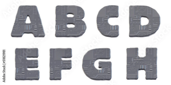 Fototapeta Letters of the Alphabet I