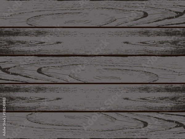 Fototapeta Wood texture. Natural Dark Wooden Background for your web site design, logo, app, UI. Wood  texture old horizontal. Stock vector. Flat design. EPS10.