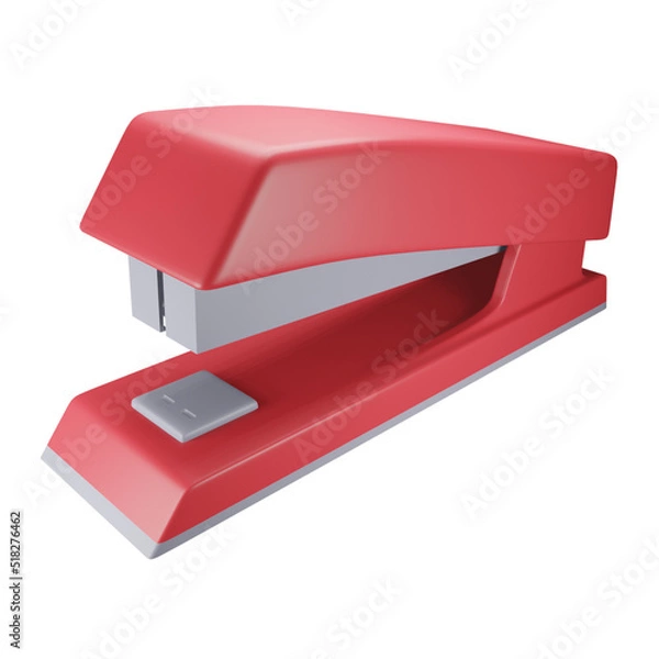 Obraz Stapler 3d rendering isometric icon.