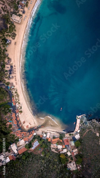 Obraz aerial view of the sea