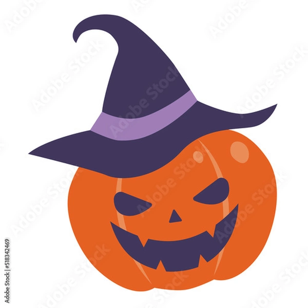 Obraz ハロウィン　笑うかぼちゃのオバケ