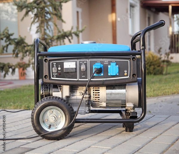 Obraz Przenośny generator elektryczny.
