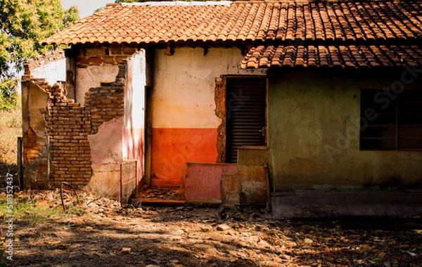 Obraz old abandoned house