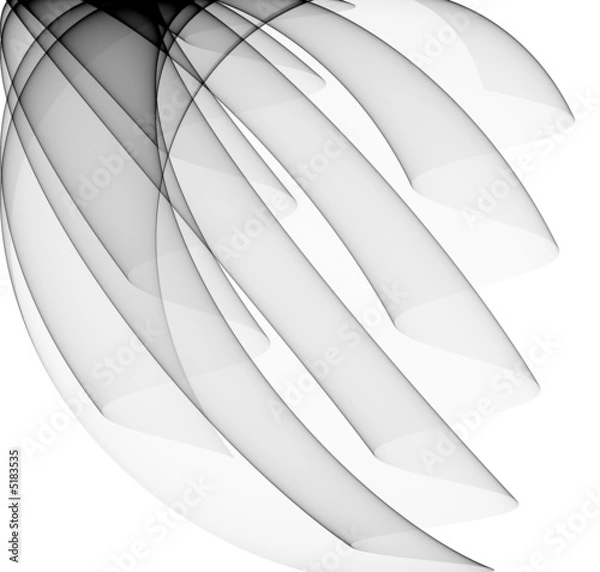 Fototapeta soft gray curves