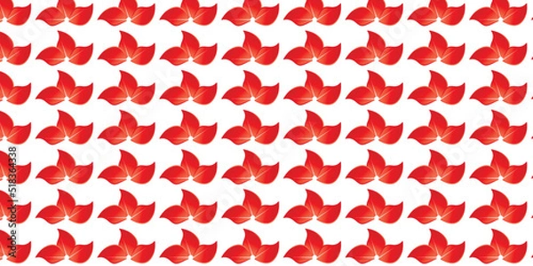 Obraz  red flowers background