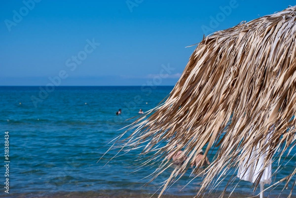 Obraz beach umbrella on the beach