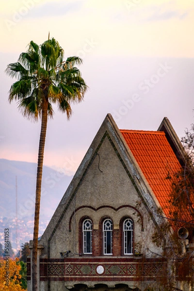 Obraz university rooftop architecture 