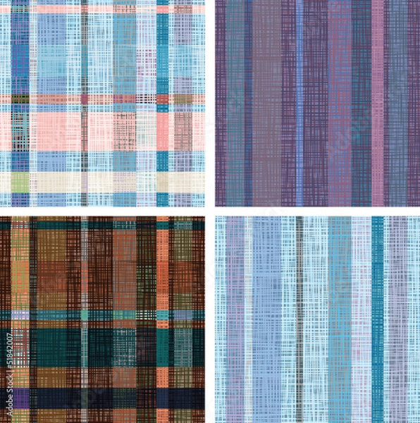 Fototapeta Light and dark versions of the background of crossed strips