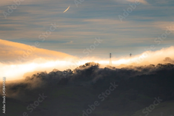 Obraz sunrise in the clouds