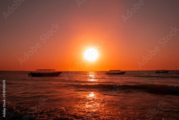 Obraz sunset on the beach