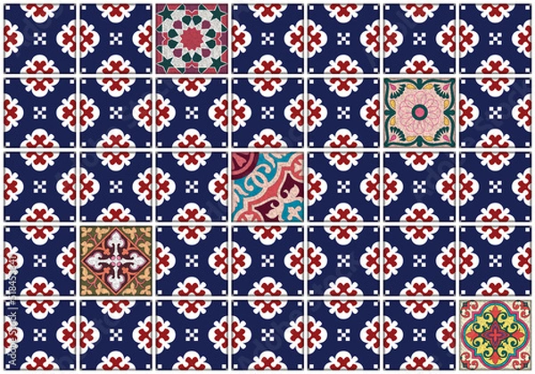 Obraz seamless art design pattern illustration