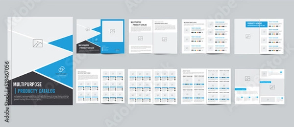 Obraz Product Catalogue & modern a4 product catalog design template, Minimalist product brochure template design