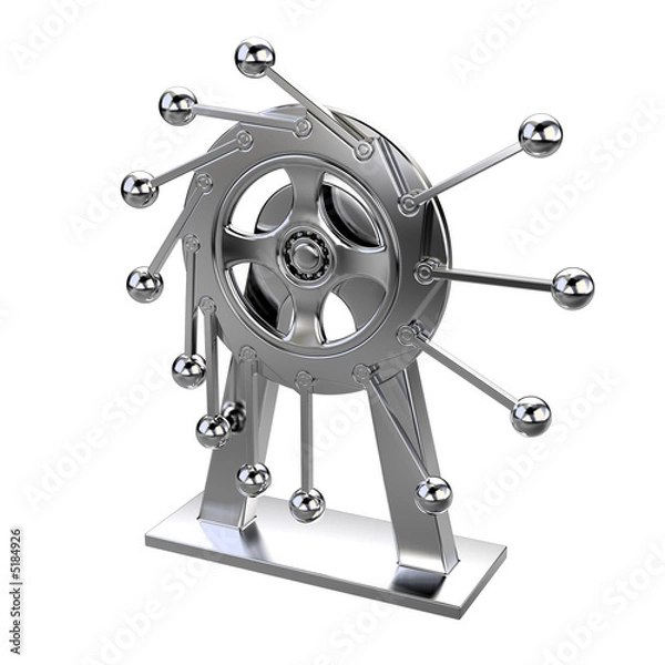 Obraz perpetuum mobile, pendulum