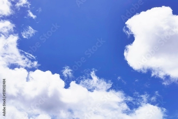 Fototapeta Blue sky background with clouds