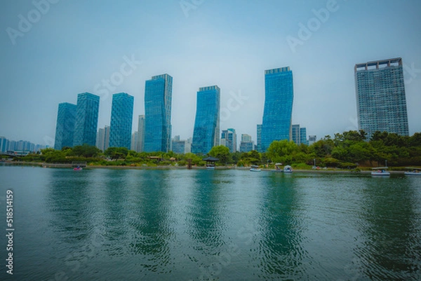 Obraz 인천 송도 센트럴파크 도심