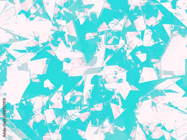 Obraz 幻想的な水色のテクスチャ背景