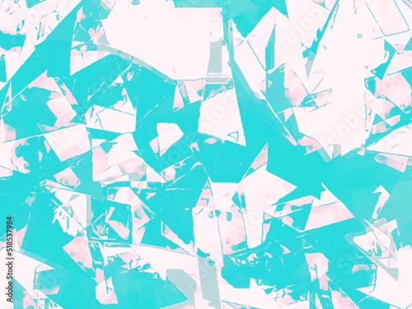 Obraz 幻想的な水色の水彩テクスチャ背景
