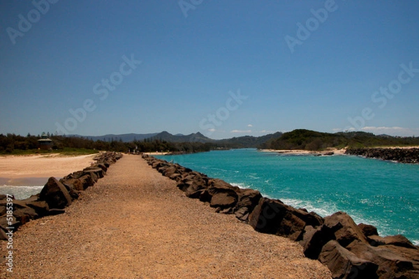 Fototapeta river walk