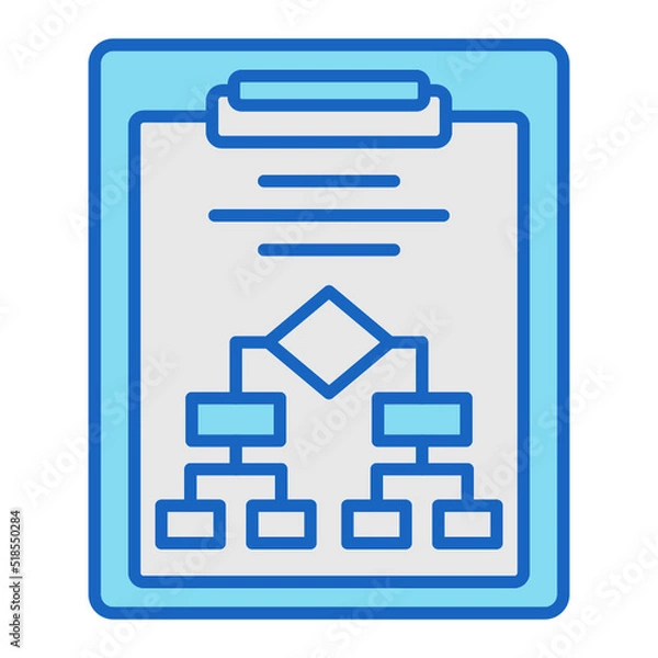 Fototapeta Project Scheme Icon