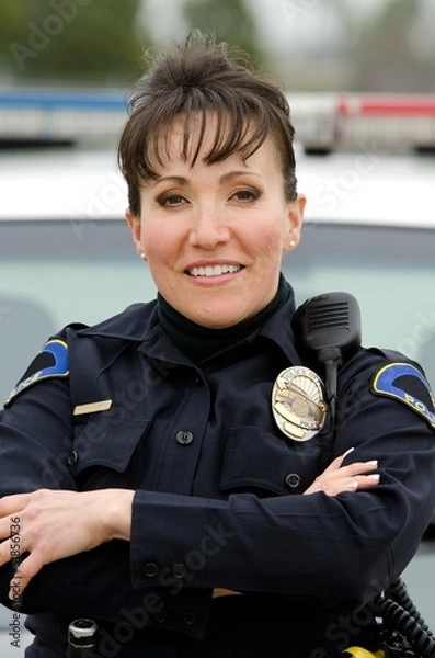 Obraz smiling officer