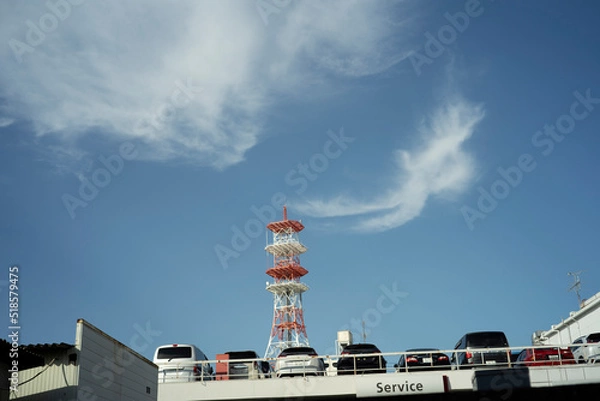 Obraz タワーと青空