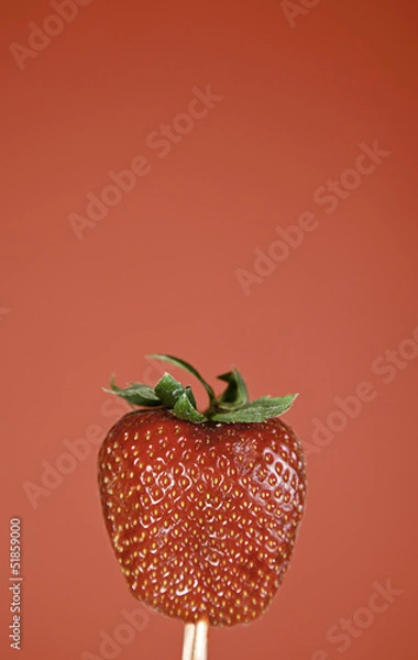 Fototapeta Strawberry red background