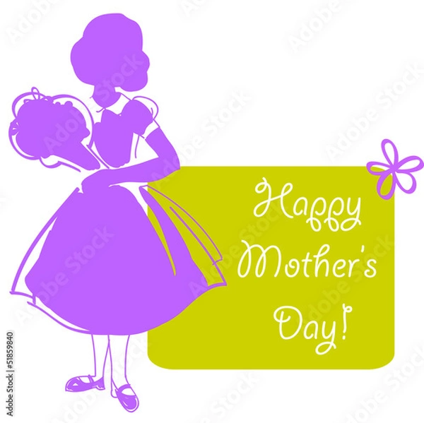 Obraz mother with flowers